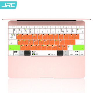 JRC MacBook苹果Mac12(A1534)笔记本透光键盘膜 新Pro 13无Touch Bar(A1708)硅胶功能保护膜 火焰橙