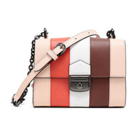 LONGCHAMP 珑骧 女士EFFRONTEE系列牛皮单肩斜挎包 1314 906 542裸色多色拼色