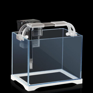 SUNSUN 森森 超白玻璃小鱼缸HWK-420P套缸款（长42cm）含底座外置过滤器 水草灯 生态玻璃缸