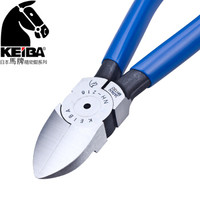 马牌（KEIBA）进口薄刃电工斜嘴钳NH-218斜口钳 斜咀钳 铜线剪8寸200mm  电工薄刃斜嘴钳(刃口弧面)