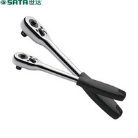 世达 SATA 12902 世达10MM系列专业快速脱落棘轮扳手 10mm(3/8)*203mm