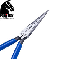马牌(KEIBA)进口电子长嘴钳M-616F尖嘴钳(无牙)长咀钳子 6寸 150mm