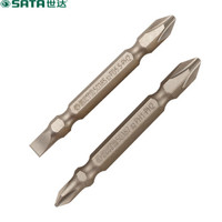 世达 SATA 59386 5件套6.3MM系列65mm长双头旋具头6.5mm-PH3