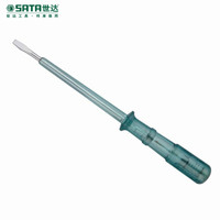 世达(SATA)测电笔145mm电工家用验电笔感应电笔多功能一字两用螺丝刀 62501 现货