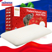 TAIPATEX 泰国天然乳胶枕单人轻薄长枕成人枕头66CM*42CM*11CM