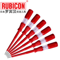 罗宾汉(RUBICON)进口螺丝刀式测电笔RVT-212试电笔150V~250V电工笔 6支装