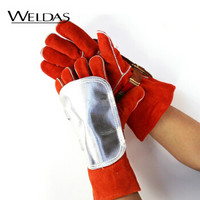威特仕 / WELDAS 44-3006 耐高温玻璃纤维护手盾隔热玻纤电焊手盾可配戴电焊手套使用 1只