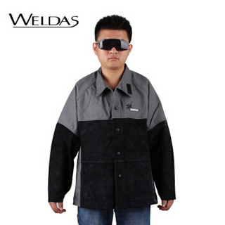 威特仕 / WELDAS 38-4350 电弧骑士焊工服电焊专用夹克阻燃棉阻燃服防电弧服 XXXL 1件