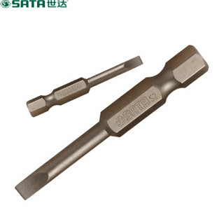 世达 SATA 59316 5件套6.3MM系列50mm长一字型旋具头5.5mm