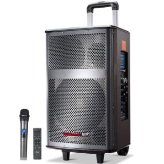 奇声qisheng户外音响广场舞便携式拉杆音箱无线蓝牙大功率低音炮无线