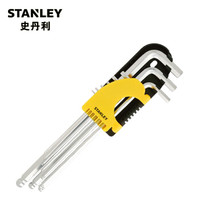 史丹利（STANLEY）9件套公制内六角扳手1.5-10mm 长平头/球头 加长平头/球头艾伦扳手组套  STMT94158-8-23