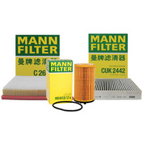曼牌滤清器 曼牌（MANNFILTER）滤清器套装 空气滤空调滤机油滤适用英朗GT/英朗XT 1.6L 1.8L