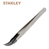 史丹利（Stanley）多功能专业镊子 弯头防静电镊子130mm 94-523-23