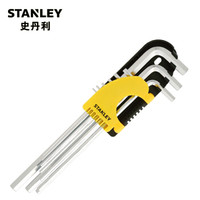 史丹利（STANLEY）9件套公制内六角扳手1.5-10mm 长平头/球头 加长平头/球头艾伦扳手组套  STMT94160-8-23
