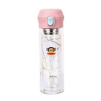 PAUL FRANK 大嘴猴 PFD038 玻璃杯 300ml 仙女粉