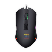 聚风 M131 有线鼠标 4800DPI RGB 黑色