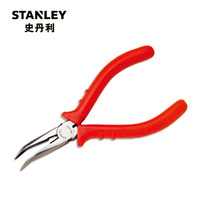 史丹利(Stanley)红柄精密弯嘴钳 6寸 84-054-23