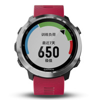 佳明 GARMIN Forerunner645光电心率进阶多功能GPS运动智能手表音乐版（樱桃红）