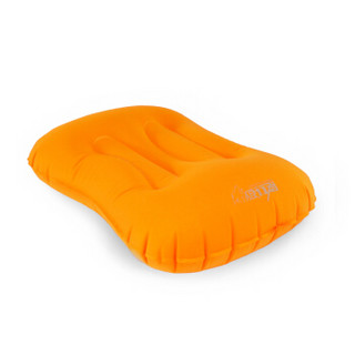 狼行者 户外充气枕头 自驾旅行枕 便携睡枕 飞机靠枕旅游吹气枕头充气颈枕 LXZ-4031 亮橙