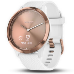 GARMIN 佳明 佳明（GARMIN）迪丽热巴同款 vivomove hr 玫瑰金 心率运动健康智能通知指针隐藏式触摸屏智能手表 运动版M号