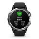 佳明（GARMIN）fenix 5 Plus光电心率北斗三星定位健身音乐时尚NFC支付GPS导航户外旗舰级运动手表飞5银黑色