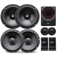 Rondo 汽车音响改装SL650+SL650C 喇叭套装喇叭+L8超薄低音炮+线材配件