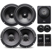 Rondo汽车音响改装 SL650+SL650C前后喇叭套装+L10超薄低音炮+线材配件