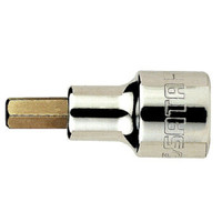 世达（SATA）24201 长六角旋具套筒头 12.5MM系列50MM长 4MM/个