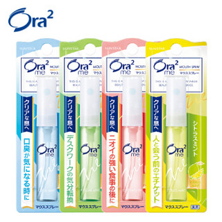 Ora2 皓乐齿 口香喷剂超值装(清凉薄荷6ml+清香柑橘6ml+覆盆子6ml+青葡萄6ml)