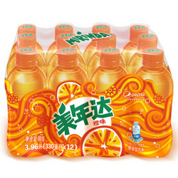 美年达 Mirinda 橙味 汽水碳酸饮料 300ml*12瓶