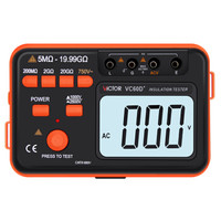 胜利仪器(VICTOR)数字兆欧表绝缘电阻测试仪VC60D+