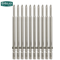 老A(LAOA)6mm系列圆柄十字批头电动风批嘴PH1x4x150mm(10支装)LA616604