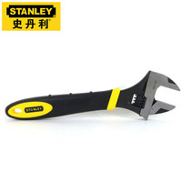 史丹利(STANLEY)双色柄铬钒钢活动扳手8英寸 90-948-23