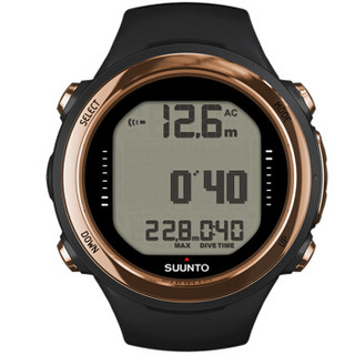 颂拓(SUUNTO)潜水表松拓suunto D4i NOVO Copper自由潜水腕表耀金 黑金色SS050126000