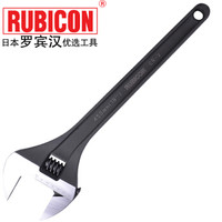 罗宾汉(RUBICON)进口铬钒钢带刻度活动扳手RAP-018 发黑光柄 18英寸450mm 大开口60mm