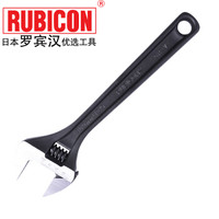罗宾汉(RUBICON)进口铬钒钢带刻度活动扳手RAP-012 发黑光柄 12英寸300mm 大开口38mm
