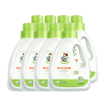 安贝儿 婴儿洗衣液 1000ml*8瓶装 108元包邮(需用券)_京东优惠促销_报