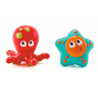 德国(Hape)海星和章鱼玩偶组儿童玩具戏水玩水婴幼儿宝宝浴室洗澡玩具 1岁+ E0213 男孩女孩生日儿童节礼物