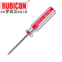 罗宾汉(RUBICON)No.102 强磁力彩条螺丝批 PH1 X 75mm螺丝刀 十字起子 改锥