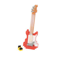nanoblock 小颗粒微型积木日本儿童成人拼装积木玩具 红色电吉他