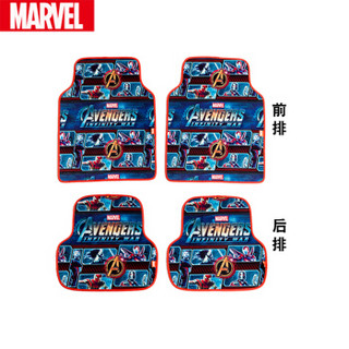 漫威(Marvel)汽车复仇者联盟3通用脚垫防水全包围卡通车用车内脚垫A款