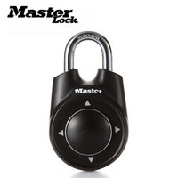 玛斯特（Master Lock）方向密码锁健身房储物柜挂锁1500ID 黑色
