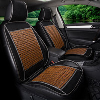 ZIFEELING 紫风铃 竹片汽车坐垫单片透气夏季椅垫凉垫夏天麻将竹席汽车座垫车垫子四季通用单张 竹片-咖色