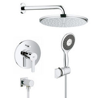 高仪（GROHE） 暗装淋浴花洒 非恒温暗装淋浴花洒套装  210MM铜质顶喷