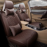 布雷什(BOLISH)七座四季通用专车订制汽车坐垫全包围夏季凉垫汽车座垫宝骏五菱宏光座套车内饰品豪华款咖啡色