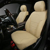 百德(SAFEBET)定制5D真皮坐垫 四季通用汽车座垫 温馨米 厂家定制直发