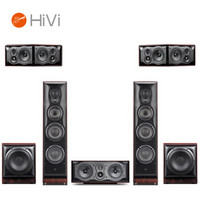 惠威（HiVi）M808AHT+SUB10M 音箱 音响 家庭影院套装5.2声道 木质落地影院需搭配功放 全国免费安装