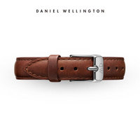 丹尼尔惠灵顿（DanielWellington）DW原装表带12mm皮带银色针扣女款DW00200190（适用于28mm表盘系列）