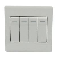正泰(CHNT)墙壁开关NEW7-D00700A四联单控开关10AX250V~ /个