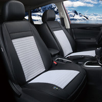 布雷什(BOLISH)汽车坐垫夏季车载通风制冷座垫凉垫思域哈弗宝骏帝豪座椅套汽车座垫单片豪华风机黑灰厂家直发